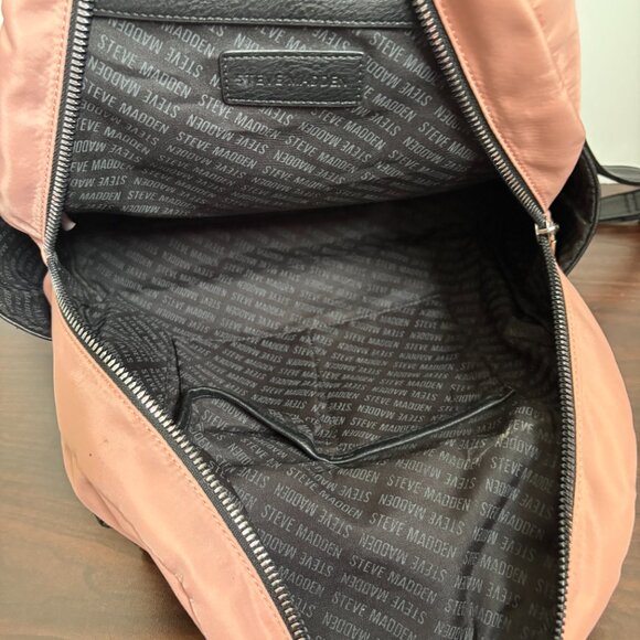 Steve Madden Backpack Pink and Black - Picture 7 of 8